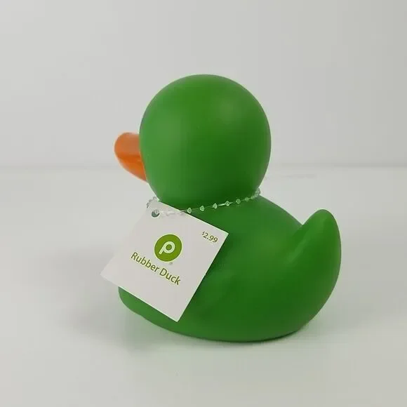 Publix Supermarket Rubber Duck Toy Green Duckie Jeep Ducking 2024 NWT Jeeper - Picture 4 of 9